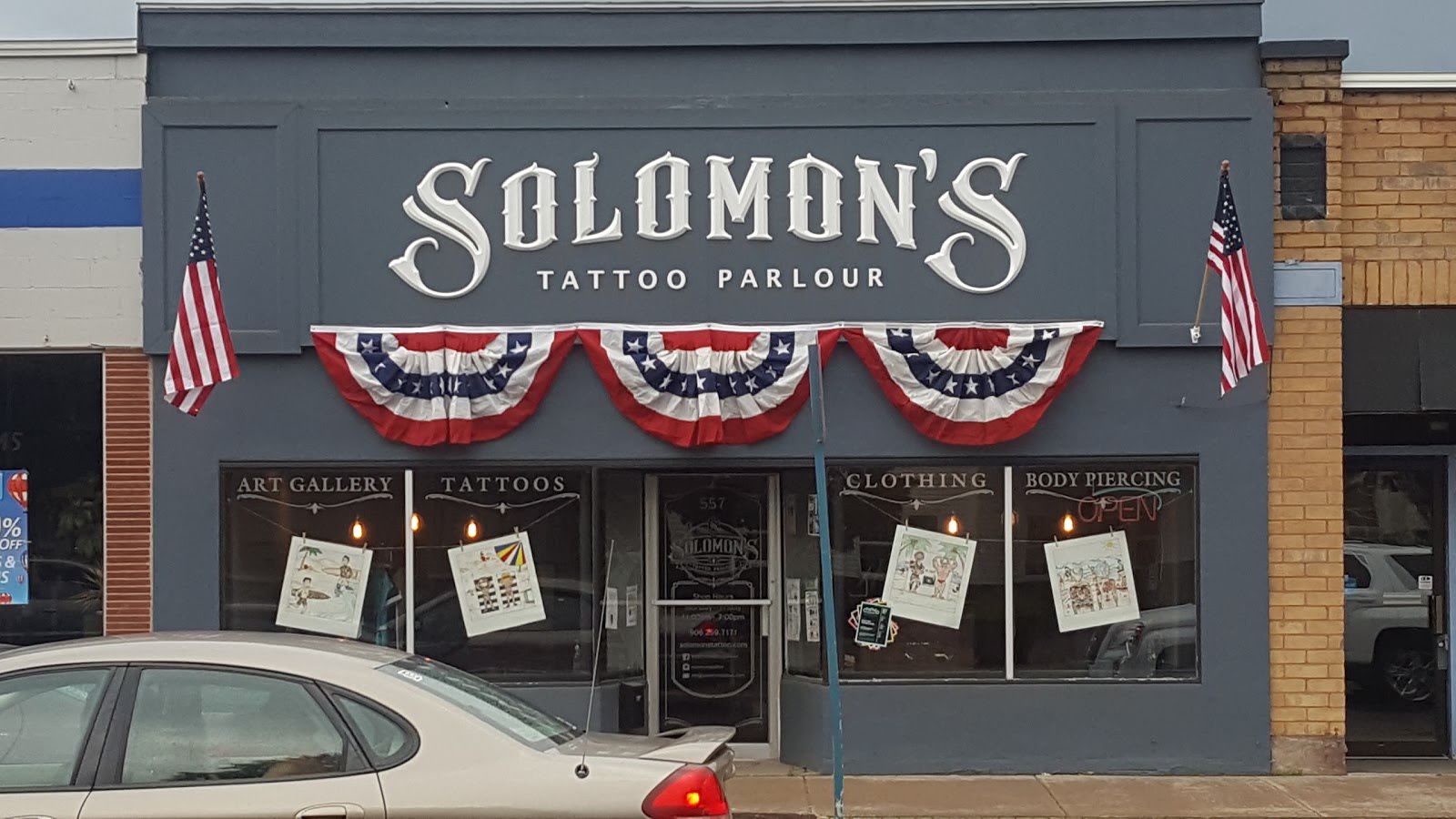 Solomon's Tattoo Parlour, tattoo shop in Sault Ste. Marie, MI