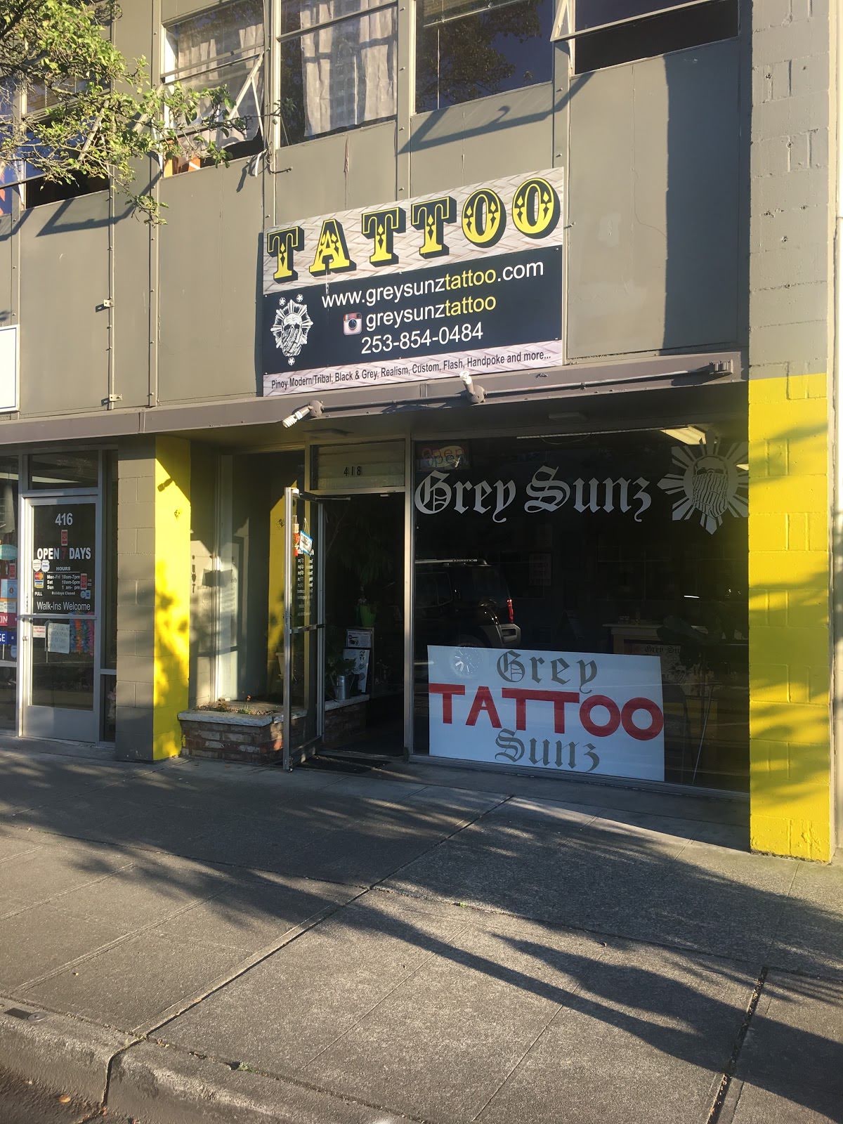 Grey Sunz Tattoo, tattoo shop in Kent, WA