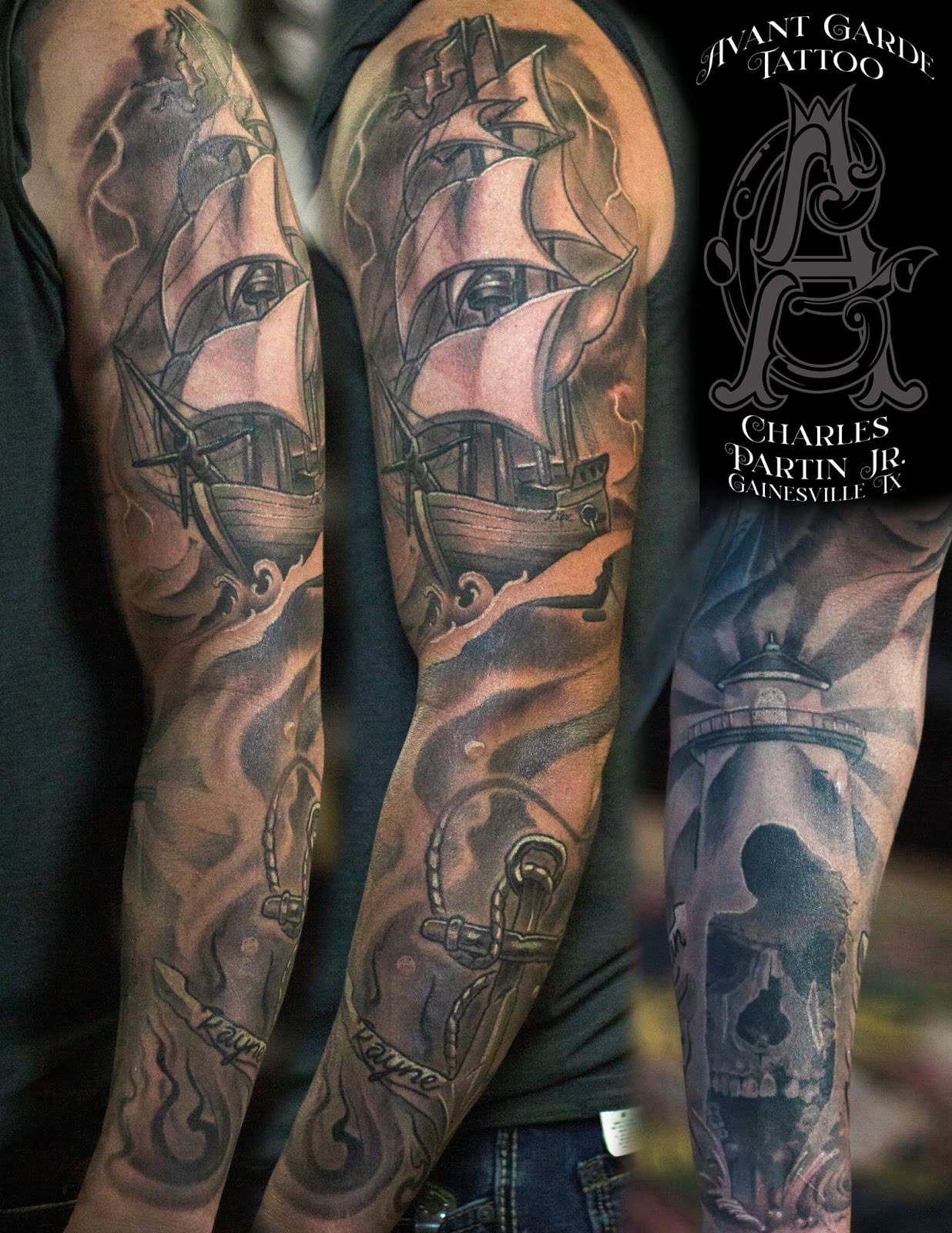 Avant Garde Tattoo:NO WALK INS/NO PIERCINGS/BOOKS FULL, tattoo shop in Gainesville, TX