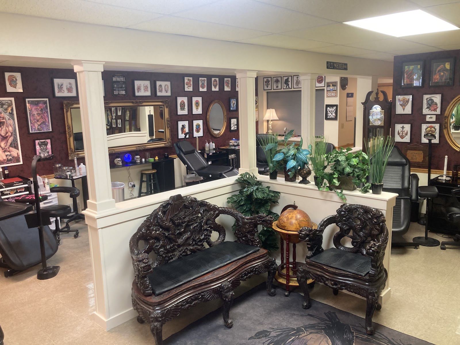 The Raven's Nest tattoo studio, tattoo shop in East Syracuse, NY