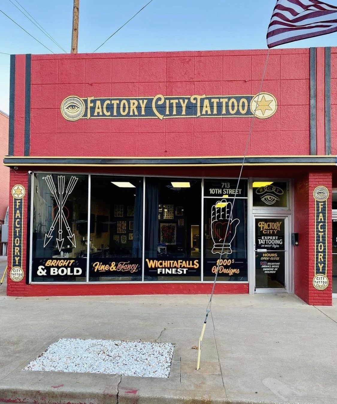 Factory City Tattoo, tattoo shop in Wichita Falls, TX