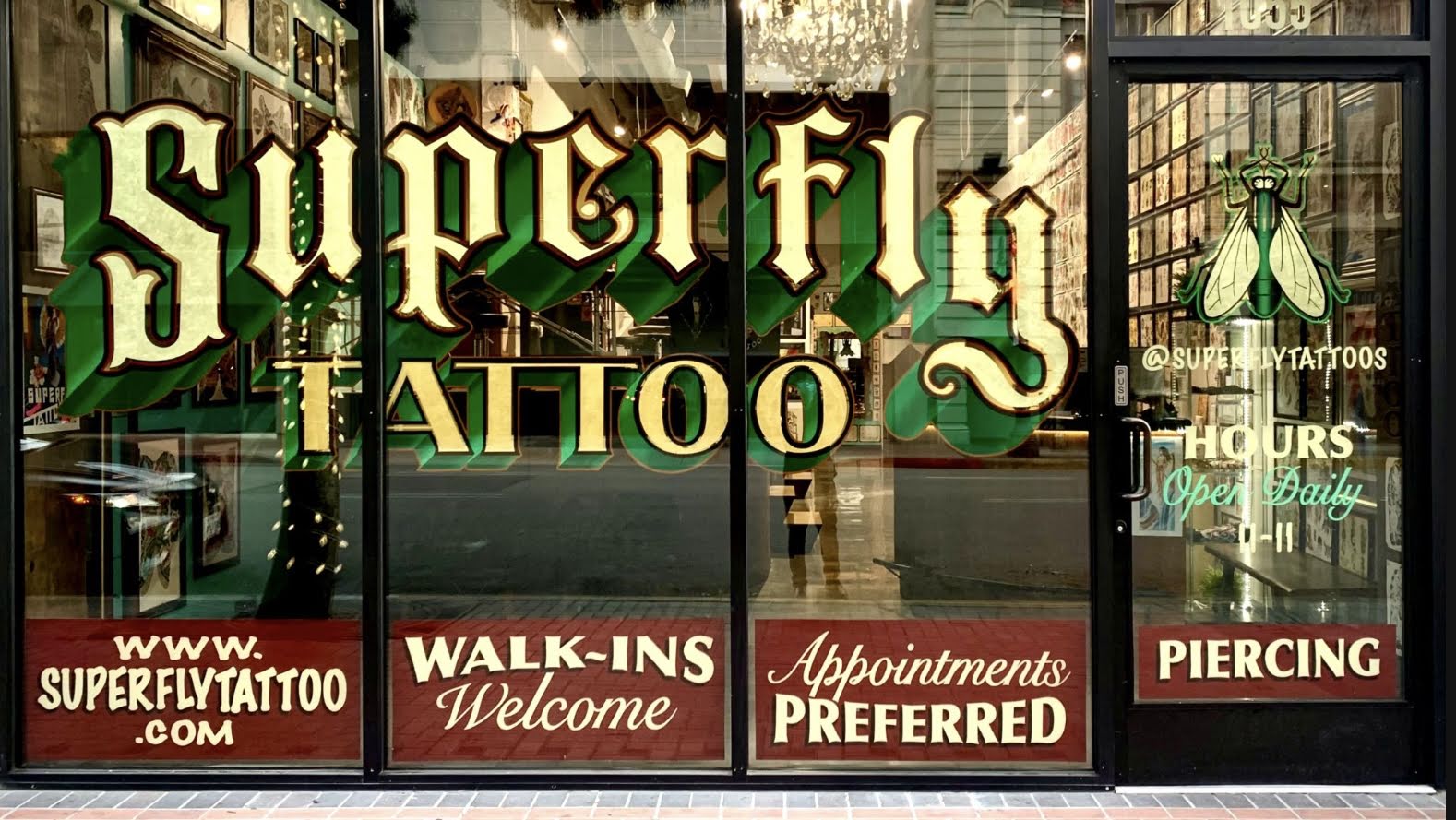 Superfly Tattoo & Body Piercing, tattoo shop in San Diego, CA