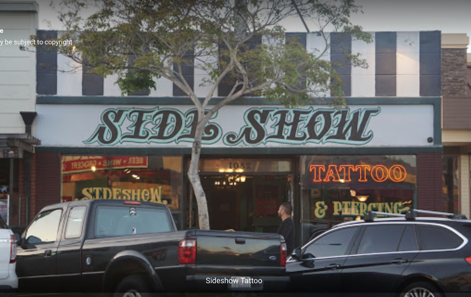 Sideshow Tattoo and Piercing, tattoo shop in San Diego, CA