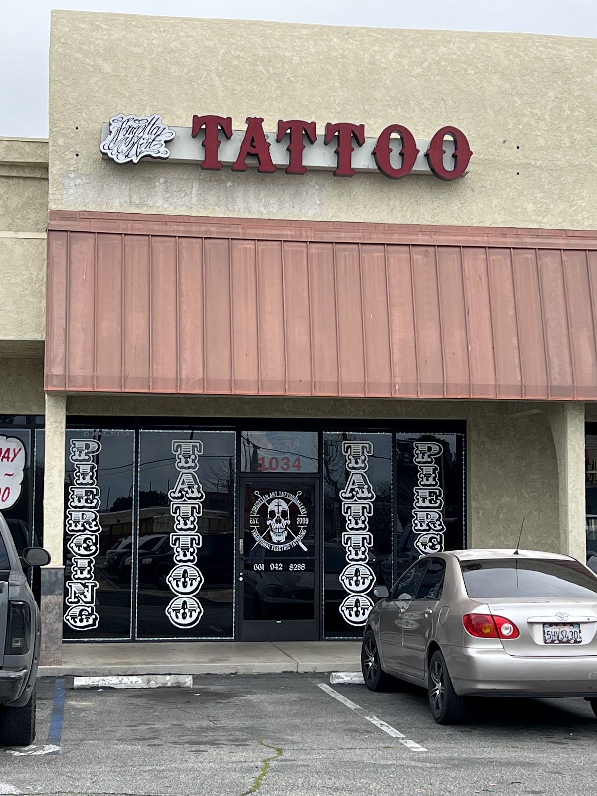 Forgotten Art Tattoo Gallery, tattoo shop in Lancaster, CA