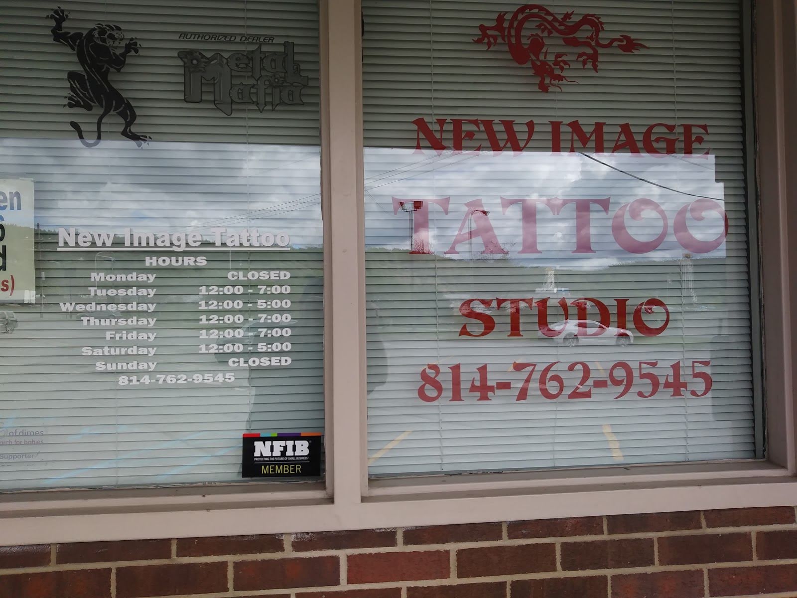 New Image Tattoo Studio, tattoo shop in Clearfield, PA