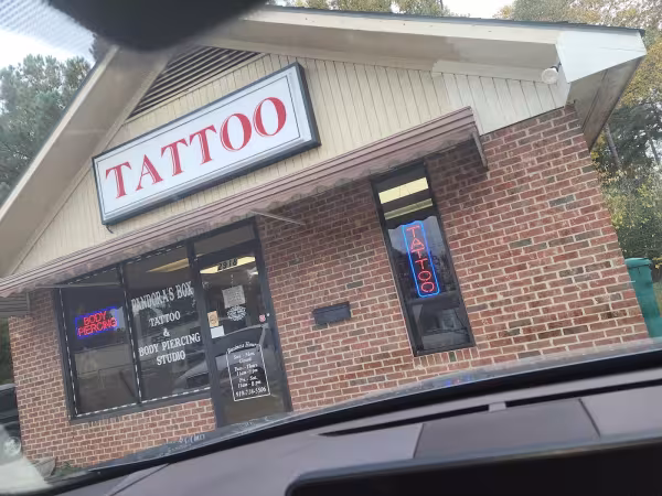 Pandora's Box Tattoo Studio, tattoo shop in Sanford, NC